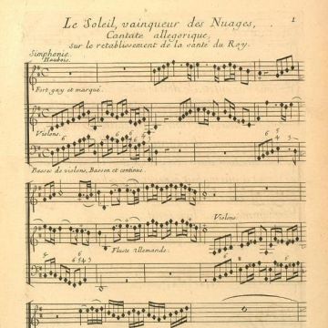 La cantate en France au XVIIIe siècle, projet de recherche du CMBV